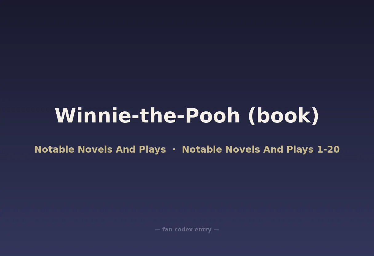Winnie-the-Pooh (book)